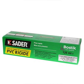 Sader - Colle Tubes et Raccords PVC Rigide